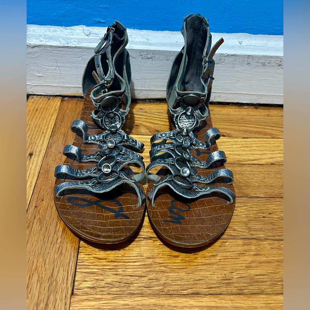 Sam Edelman Gray gladiator Sandals